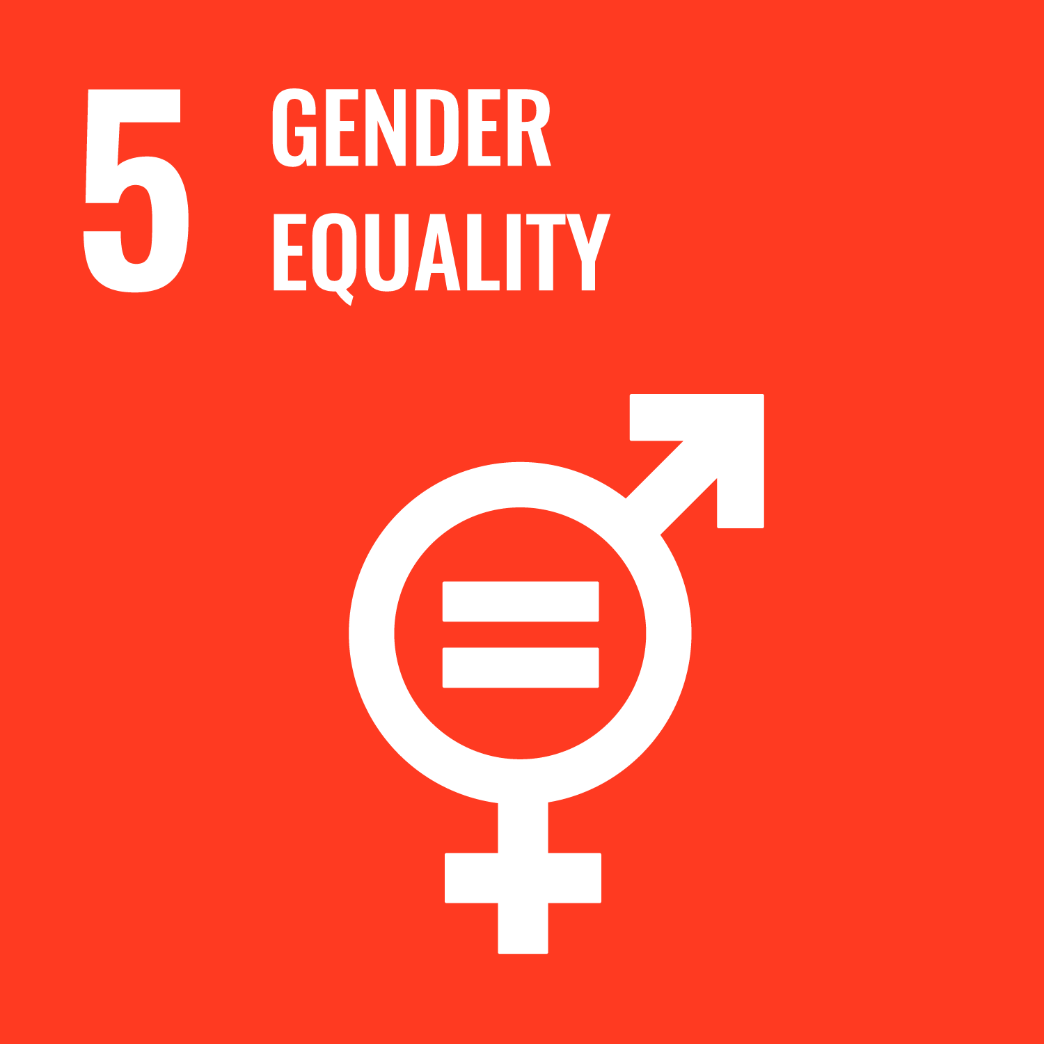 SDG Goal 5: Gender Equality blank