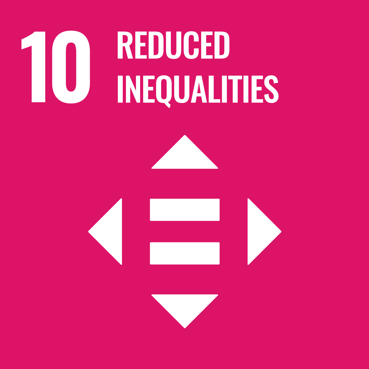 SDG Goal 10: Reduced Inequalities blank