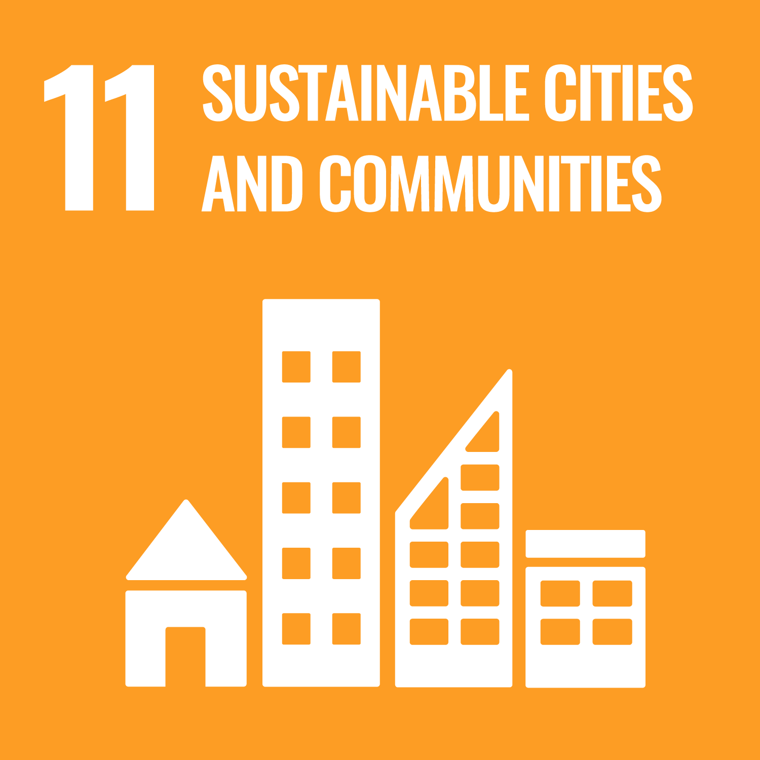 SDG Goal 11: Sustainable Cities and Communities blank